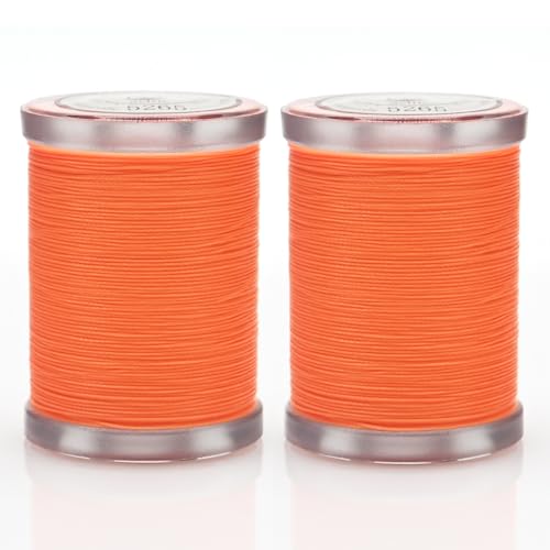 Selric 300Yards Extra Strong Bonded Nylon Thread for Leather Sewing-Neon Orange - color: Neon Orange
