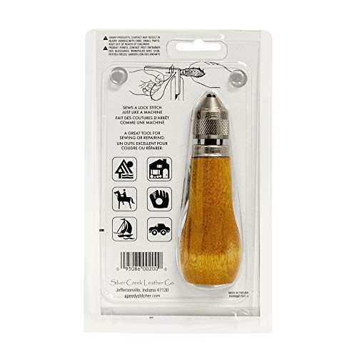 Speedy Stitcher 1125 SEW200-BRK Sewing Awl, One Size - size: Sewing Awl - with 30-Yard Skein of Thread