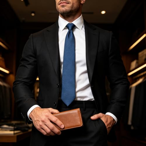 Vintage Genuine Leather Long Wallet for Men Women - color: 33-Brown