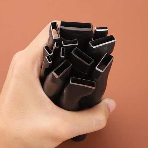 WUTA Rectangle Leather Hole Punch, High Carbon Steel Punching Tool, Hollow Punch Cutter for Leather Belt & DIY Crafting (2 * 6mm 1PC) - size: 2*6mm