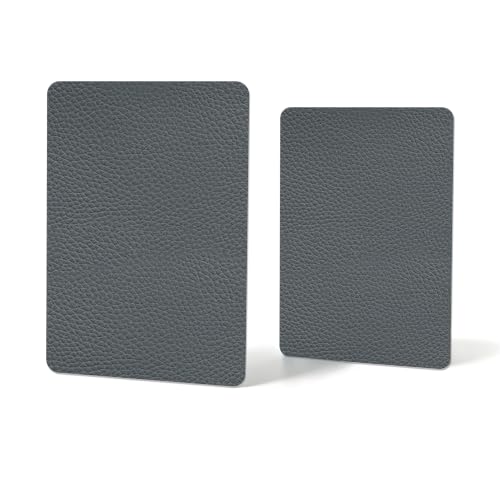 XSunLea Self Adhesive Leather Repair Patch,8x12 inch Vinyl Repair Kit,Leather Repair Kit for Furniture,Car Seat,Couch,Office Chair,2 Pcs Dark Gray - color: Dark Gray, size: 8*12inch