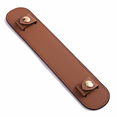 Vachetta Leather shoulder pads Leather shoulder strap pads for designing stylish decompression handbag bags - color: Brown Strap Pad