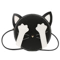 1-Piece DIY Faux Leather Crossbody Bag Kit, Handmade Cat Design – Creative Accessory for Women