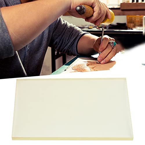 Leather Stamping Board Noise Reduction Cushion Mat 20x15x0.8cm, Polyurethane Punch Protection Pad for Leather Craft DIY Makers Home Studios and Workshops