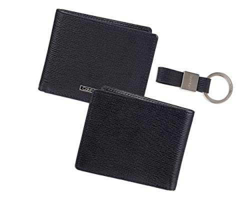 Calvin Klein Men's Wallet Sets-Minimalist Bifold and Card Cases - color: Navy - Bifold