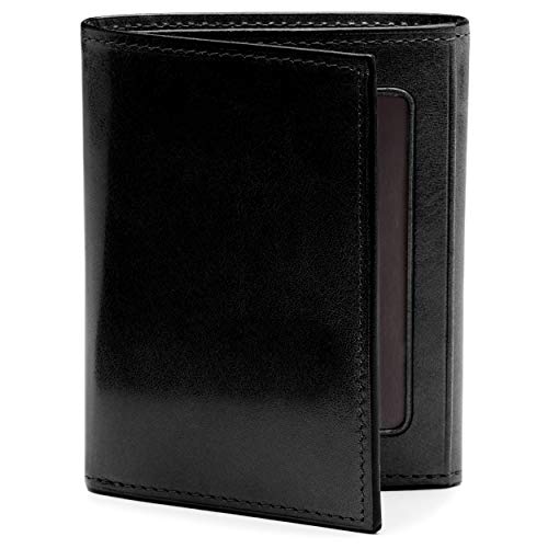 Bosca Men's Double I.D. Trifold - color: Black