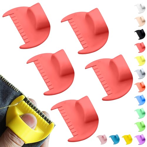 2mm-6mm Seam Guide for Hand Sewing Edge Lockranding Tool 5 PCS Set for Leather/Fabric/Craft Sew, Red - color: Red 2-6mm 5PCS