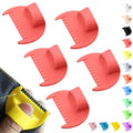 2mm-6mm Seam Guide for Hand Sewing Edge Lockranding Tool 5 PCS Set for Leather/Fabric/Craft Sew, Red - color: Red 2-6mm 5PCS