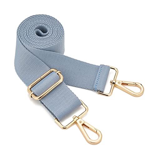 Wide Shoulder Strap (Solid),Adjustable Replacement Belt Crossbody Canvas Bag Handbag - color: Cove Blue