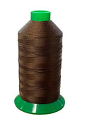 Serabond Bonded Polyester Thread 92 UV Resistant Heavy Duty Sewing Thread 8 oz Spool - Can Be Used On Home Sewing Machines (Brown) - color: Brown