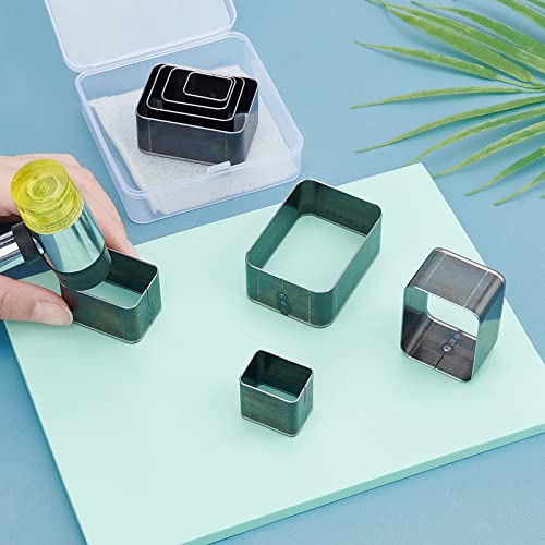 SUPERDANT Leather Die Cutter Hollow High Carbon Punching Tool Cutting Mold Punching Die Set for Handmade DIY Leather Craft Stainless Steel Punch Tool Cutting Mold Dies Set Cutter Dies DIY Handicrafts