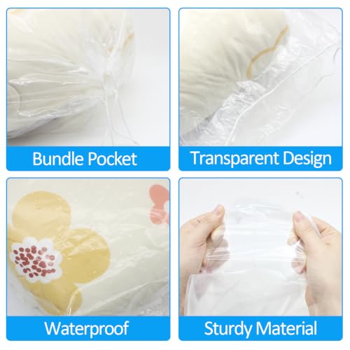 100 Pack 18x24 inch Transparent Shoe Bags Large - color: 18x24 inch