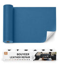 BOUYEER Leather Repair Patch Tape Kit,Self Adhesive Leather Repair for Sofa，Car Seat,Office Chair,Furniture,Jacket,Waterproof Strong Adhesive Vinyl Repair Kit. 16 in x 31 in,Blue - color: Blue, size: 16 in x 31 in