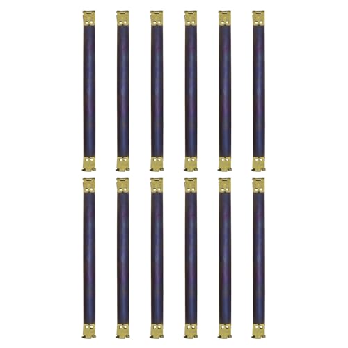 uxcell 12Pcs Metal Internal Flex Frame, 18cm/7.1" Coin Purse Frame Handbag Hinges Clip for Wallet Bag DIY Craft Sewing Purse Making, Bronze - size: 7.1"