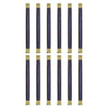 uxcell 12Pcs Metal Internal Flex Frame, 18cm/7.1" Coin Purse Frame Handbag Hinges Clip for Wallet Bag DIY Craft Sewing Purse Making, Bronze - size: 7.1"