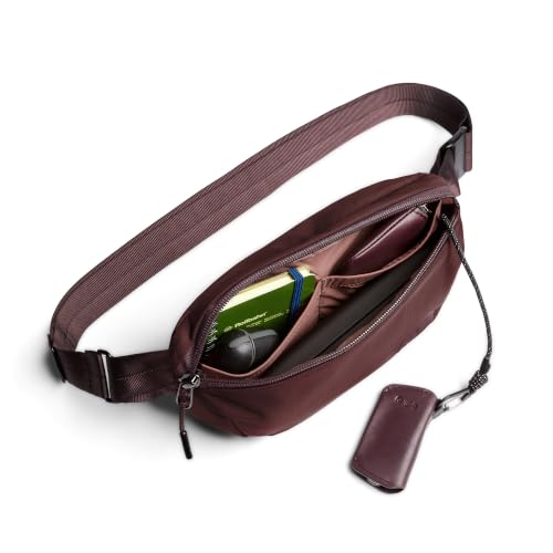 Bellroy Laneway Belt Bag (versatile crossbody sling bag, fanny pack) - Fig - color: Fig