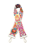 Embroidered Purse Straps Replacement Crossbody Wide Adjustable Bag Straps | Thick Purse Strap for Crossbody Bags,Extra Long Strap,Cross Body Straps for Handbags,Bag Straps for Tote Bags,Shoulder Straps - color: Flower 2