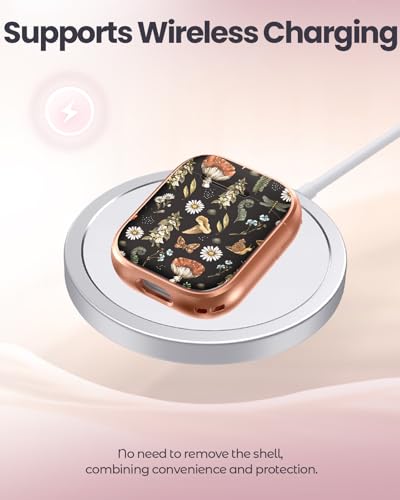 for AirPods 2/1 Case with Safety Lock - Cute Cartoon for AirPods 1st/2nd Generation for Women Girls Fashion Stylish Mushroom Pattern Design Kawaii Girly Girlish Hard Protective Cover - color: Aesthetic Mushroom, size: for Airpods 2/1