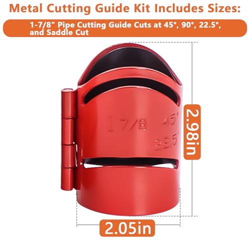 Magnetic Metal Cutting Guide Kit 1-7/8" Pro Pipe Cutting Guide - color: 1-7/8 Inch