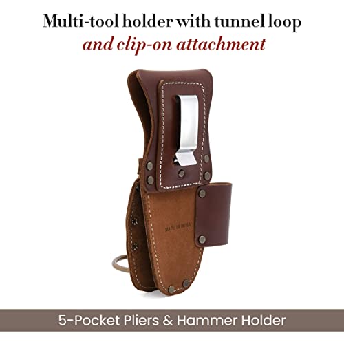 Style n Craft 9-Pocket Carpenter’s Nail and Tool Pouch - style: 5 Pocket Multi Tool Holder