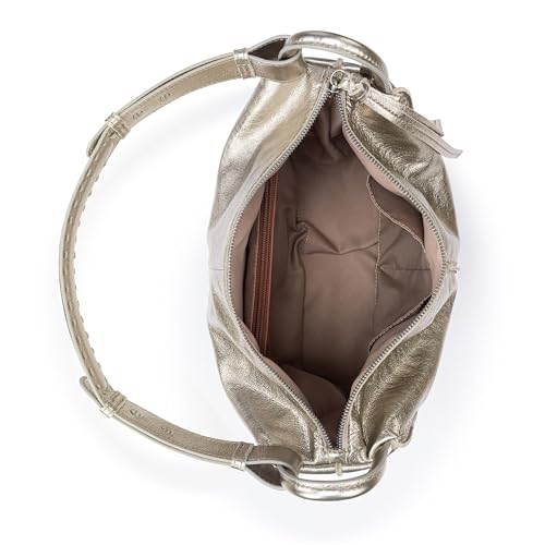 The Sak Los Feliz Hobo Purse - Premium Large Leather Women's Handbag for Everyday & Travel - Durable Purse With Zipper Pocket | Slouchy Relaxed Silhouette, Roomy Interior, Lightweight All-Day Carry, Fits Phone, Wallet & Tablet, Everyday & Travel Ready - c
