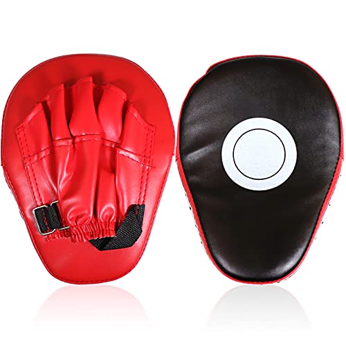 3-in-1 Boxing Training Set, Punching Mitts, Kick Pad and Target Paddle | Martial Arts Target Training Paddle for Taekwondo Karate MMA, Boxing Equipment Sparring for Kids, Teens & Women - style: Punching Mitts