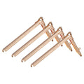 uxcell Metal Purse Frames, 5.7" 4Pcs Kiss Lock Clasp Frame for Coin Bags DIY, Gold - color: Gold, size: 5.7"