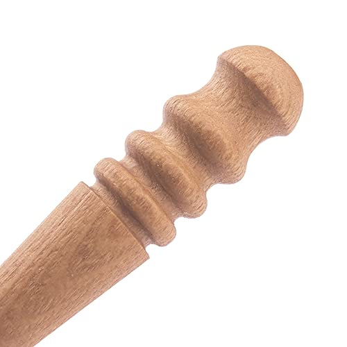 3 Pcs Wood Leather Edge Slickers Leather Craft Edge Burnishers Wooden Leathercraft Slickers Small Leathercraft Burnishers