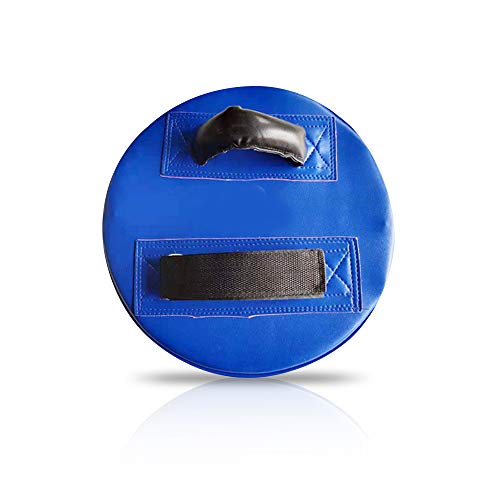 PU Leather Round Taekwondo Karate Punch Strike & Kick Pad Punching Striking & Kicking Target Shield for Boxing Training Practice - color: Red Head