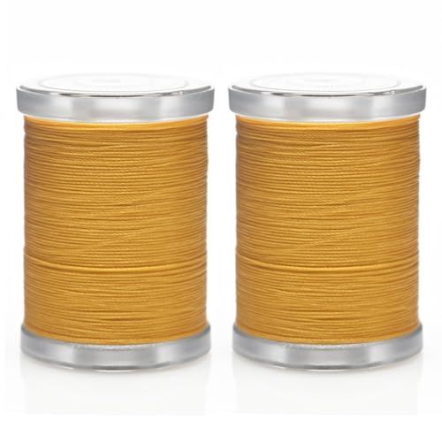 Selric 300Yards Extra Strong Bonded Nylon Thread for Leather Sewing-Jeans Yellow - color: Jeans Yellow