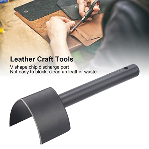 KIMISS 40mm V Shape Leather Punch | V-Shaped Corner Punch Tool for Strap and Belt Making, DIY Leather Craft Cutting and Handwork Projects - size: 40mm