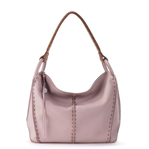 The Sak Los Feliz Hobo Purse - Premium Large Leather Women's Handbag for Everyday & Travel - Durable Purse With Zipper Pocket | Slouchy Relaxed Silhouette, Roomy Interior, Lightweight All-Day Carry, Fits Phone, Wallet & Tablet, Everyday & Travel Ready - c
