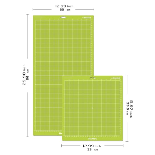 ReArt Cutting Mat - Standard 12x24 Inch 3 Packs and 12x12 Inch 5 Packs