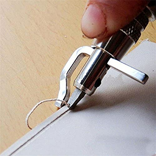 Multifunction Adjustable Leathercraft Stitching Groover Skiving Edger Beveler Leather Working Tools Kit