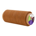 Mandala Crafts 100M 0.65mm Tan Round Waxed Thread for Leather Sewing - color: Tan, size: Round 0.65mm 109 Yards 100M
