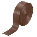 uxcell 5 Yard 25mm PU Faux Leather Strips, Fold Over Leather Strap Roll Double Sided Faux Supplies for DIY Craft Projects, Light Brown - color: Light Brown, size: 25mm
