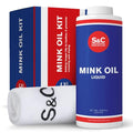 Stone and Clark Mink Oil for Leather Boot - Leather Conditioner & Protector for Boot, Belt, Saddle, Baseball Glove & Purse - style: Oil