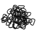 Welded Semi-Circular D Ring - color: Black