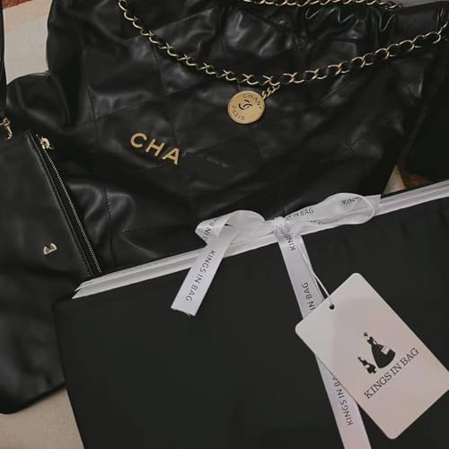Satin Purse Organizer for Chanel 22 Bag Jumbo, Black - color: Black, size: 22 Handbag Jumbo