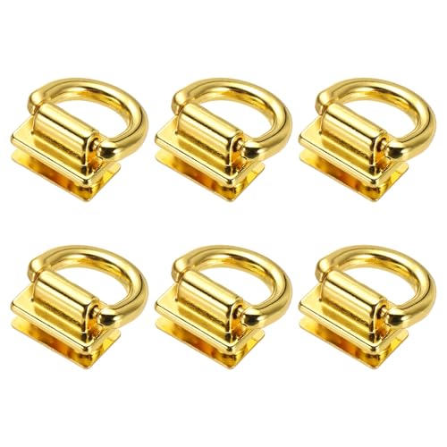 M METERXITY Metal Bag Connector, Purse Suspension Clasp with D Ring for Purse/DIY Crafts Hardware Accessories - color: Gold