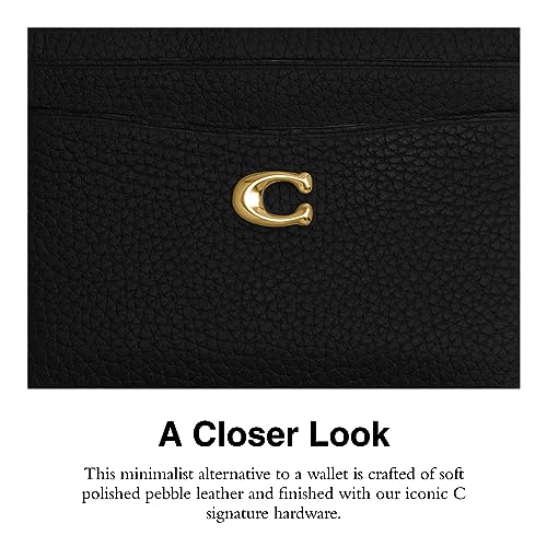Coach Essential Card Case - color: Brass/Black