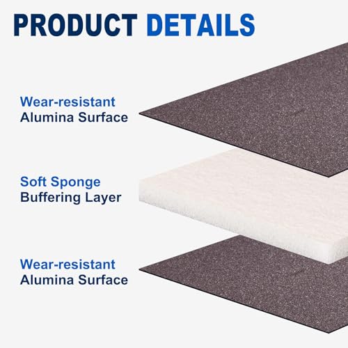 12Pcs 150Grit Double-Sided Sanding Sponges, Washable & Reusable | Handmade Sanding Blocks - Wet Dry Flexible Sandpaper Abrasive Brick Pads for Wood Drywall Metal Polishing, Yellow - size: 150Grit