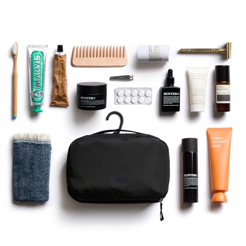 Bellroy Hanging Toiletry Kit 3L, Travel Toiletry Bag - Black | 3L hanging toiletry bag for men and women, designed for travel - color: Black