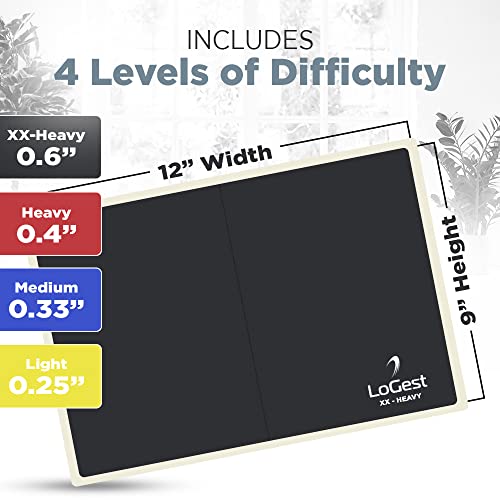 Logest Rebreakable Boards Martial Arts - Taekwondo Karate MMA Boards - Reusable Plastic Training Breaking Boards for Kids & Adults Available in 6 Levels of Difficulty Taekwondo Boards for Breaking - color: 4 Levels Set - Yellow Blue Red Black