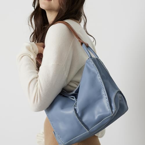 The Sak Los Feliz Hobo Purse - Premium Large Leather Women's Handbag for Everyday & Travel - Durable Purse With Zipper Pocket | Slouchy Relaxed Silhouette, Roomy Interior, Lightweight All-Day Carry, Fits Phone, Wallet & Tablet, Everyday & Travel Ready - c