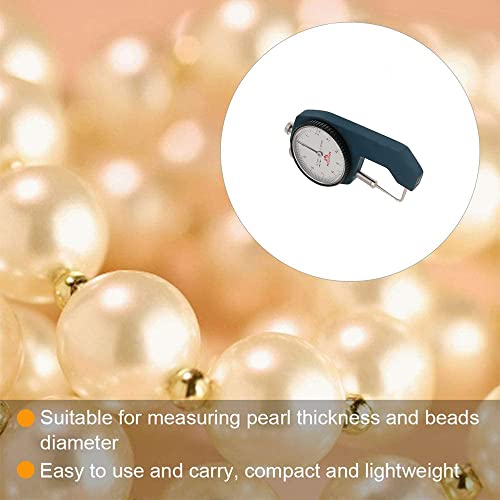 Utoolmart Dial Thickness Gauge, Flat Head Thickness, 0-10mm Tester Dial Measuring Tool for Paper Leather Cloth Paper, Film, Wire - size: C-08 0-10mm