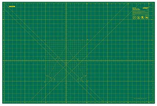 OLFA 24x36" Self-Healing Rotary Cutting Mat (RM-MG) - Double-Sided, Green