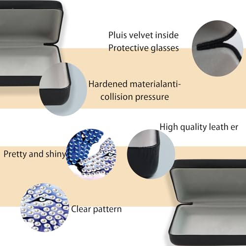 Diamond Painting Eye Glasses Case - color: Wolf 2
