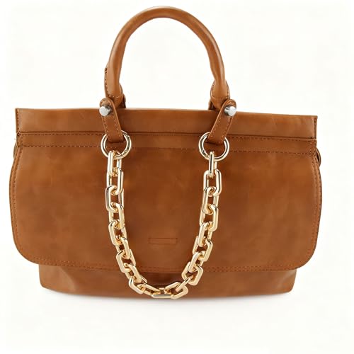 1 Pack Heavy Metal Purse Chain Replacement Bag Extender Strap Chunky Charms for Bags Handbags Accessories - color: Gold