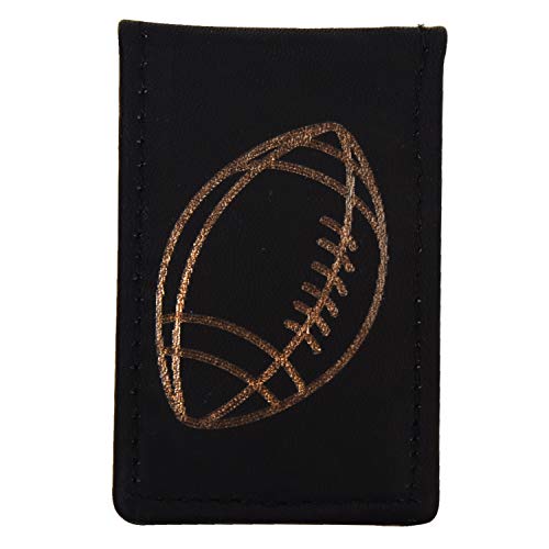 Men's New Leather Strong Magnetic Money Clip (Football) - color: Football